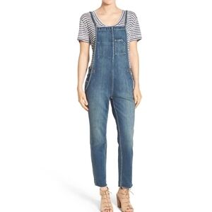 Treasure & Bond Gravel Dusk Denim Apron Overalls Jeans / Pants. Size 27